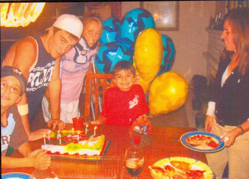 The day I returned home was especially meaningful as it was my little brother Jay's 8th birthday. He told me the best gift that year was having me back, and I was grateful I didn't have to miss celebrating his special day. Pictured here are my brothers Fur, Joey, Jay and my mom.