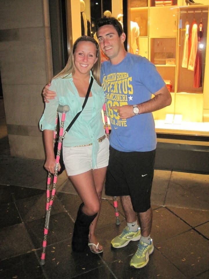 With my boyfriend at the time, "Spencer B." I'm forever grateful for the fateful night we met, just over a year before this photo was taken. Soulmates and best friends for life.