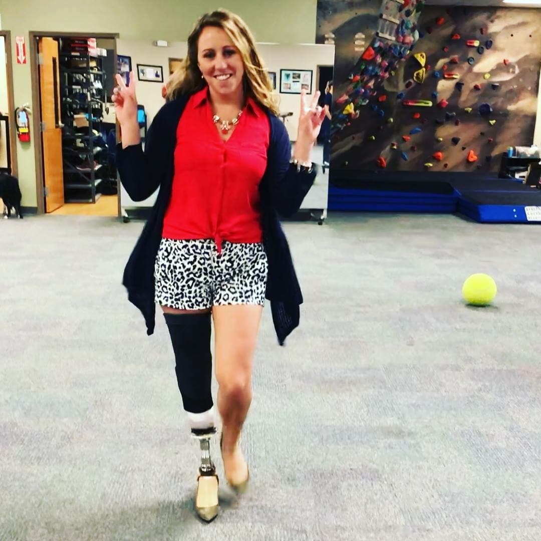 My first "runway foot." This new prosthetic leg allowed me to wear high heels again—something I had long given up on and never imagined would be possible. Now my only question was, "Where's the red carpet?"