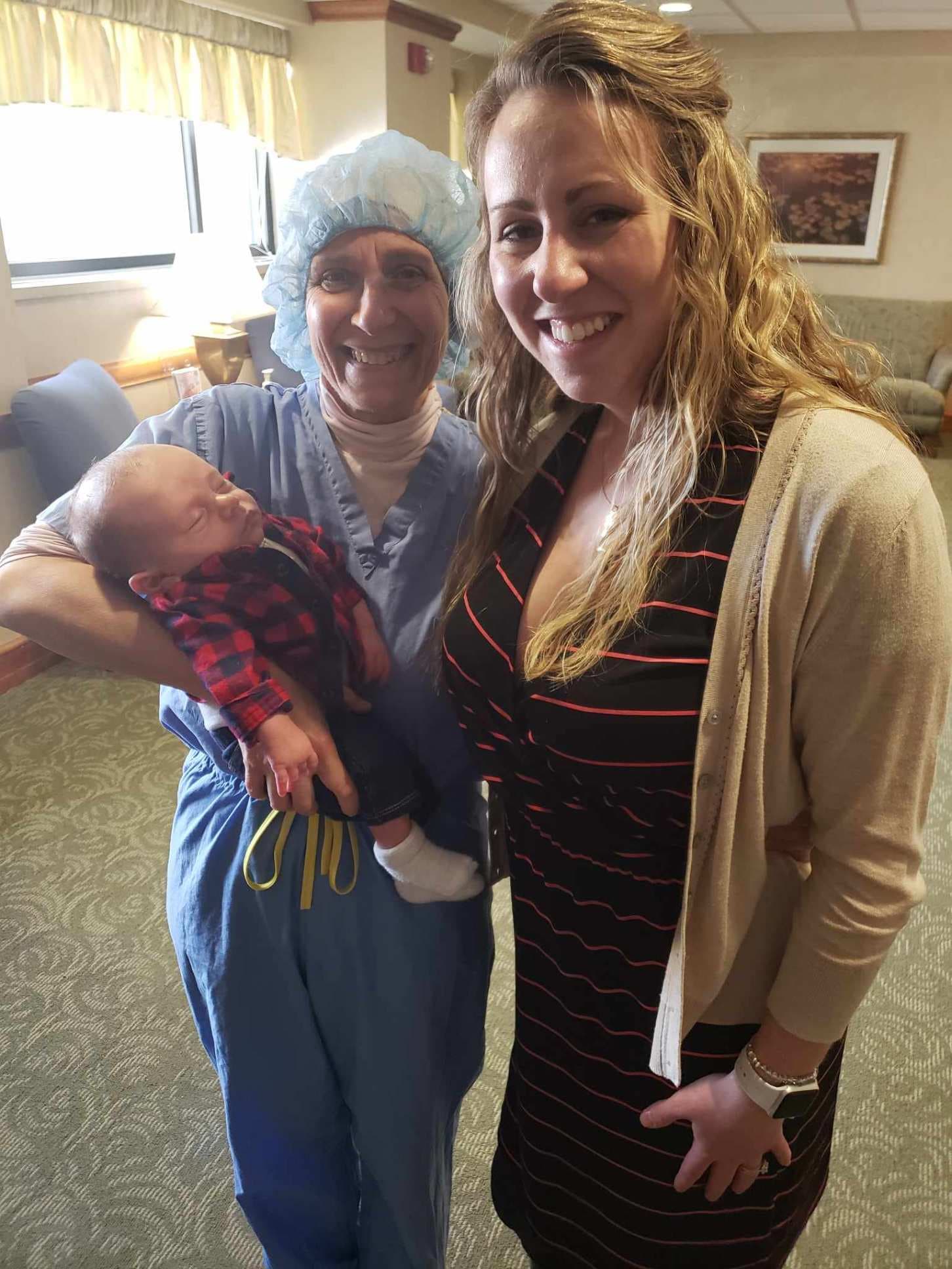After a long journey and a high-risk pregnancy, Spencer and I welcomed our son, Gordon Michael—thanks to Dr. Aida Shanti and the incredible team at the Aurora Medical Center fertility clinic in West Allis. Pictured here are one-month-old Gordon and me visiting Dr. Shanti.