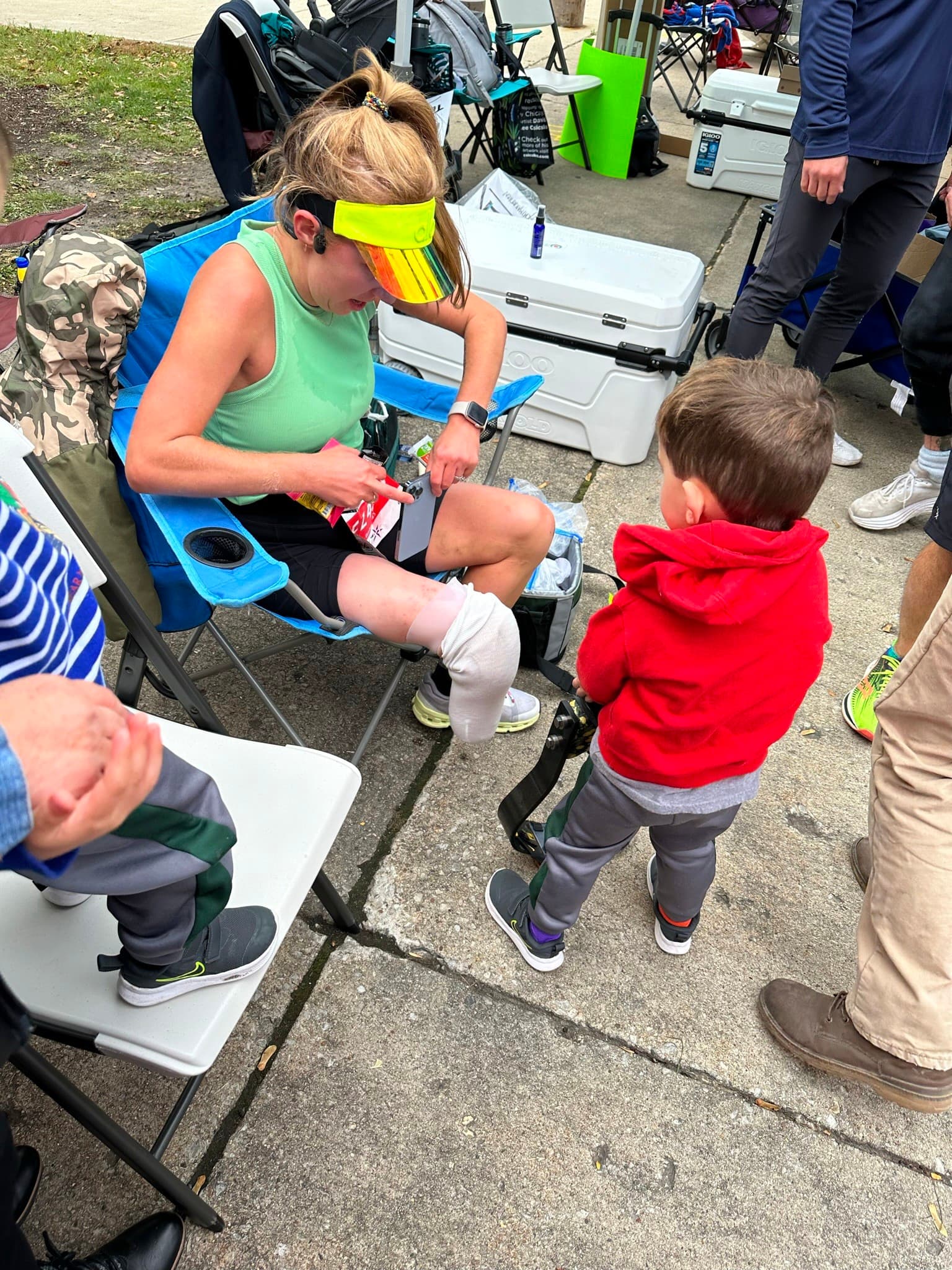 6:48 am– GLASA's motto is "Let no one sit on the sideline." And that day, I had no intention of sitting out—I was ready to show up, give it my all, and run with purpose.